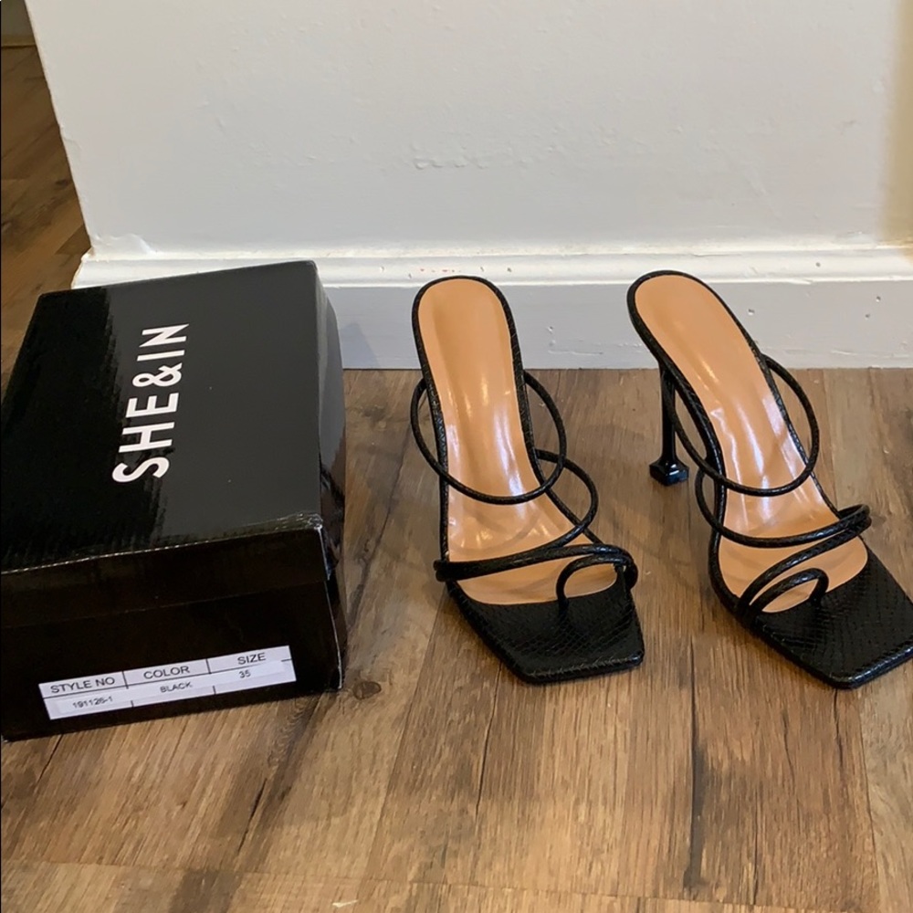 Black heels